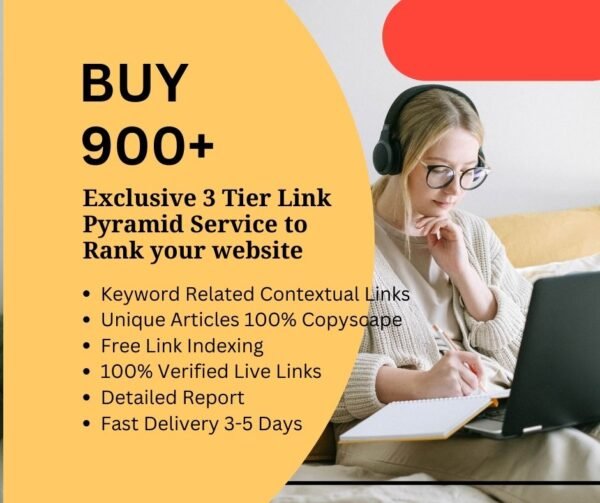 Rank with Exclusive 3 Tier Link Pyramid Service